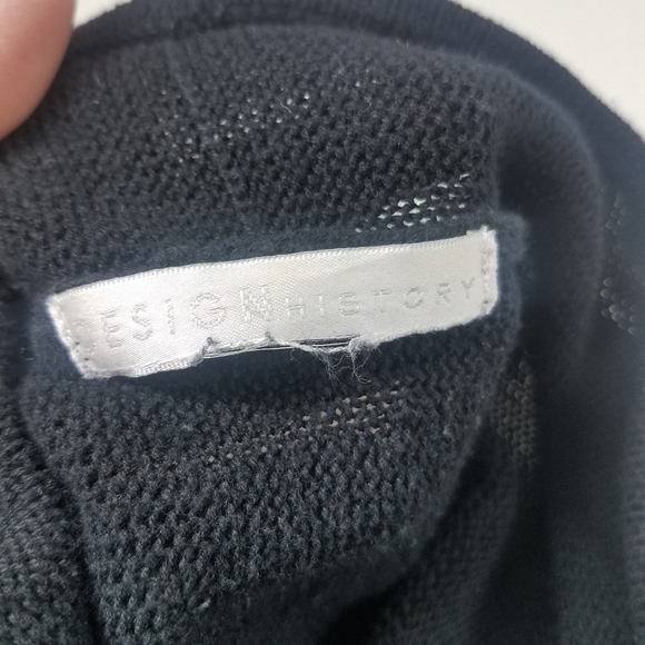 Design History Black Knit Open Cardigan - Picture 7 of 9